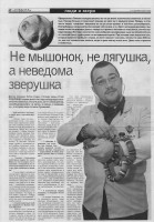 «Not a mouse, not a frog ...»